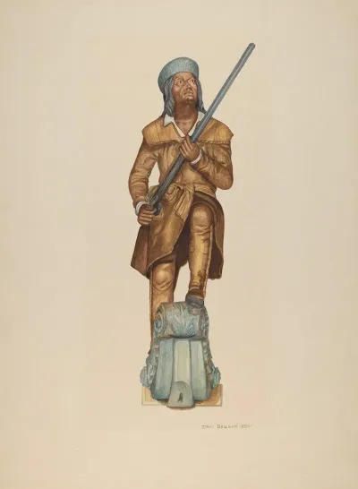 Figurehead Davy Crockett