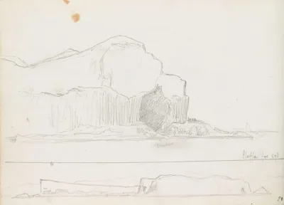 Fingals Cave Staffa Sett Fra Sor