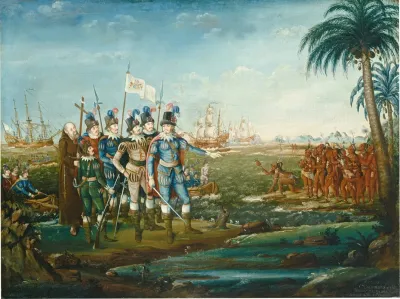 First Landing Of Christopher Columbus