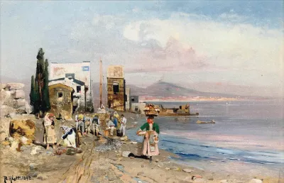 Fisherfolk On The Neapolitan Coast