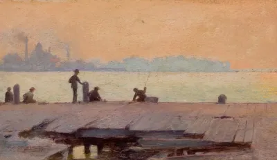 Fishermen On The Dock