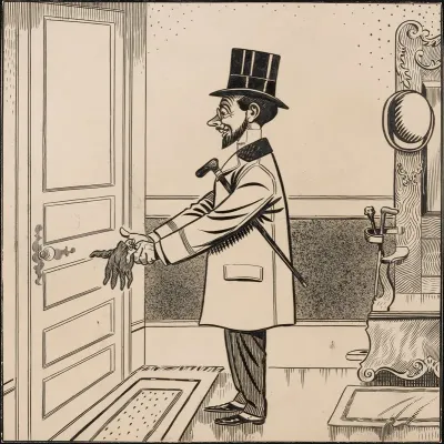 Five Comic Strip Frames Of Man With String Tied Around His Finger Pl 2