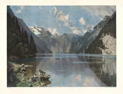 Fjord In Mountain Landscape