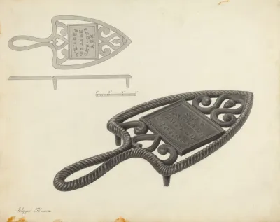 Flat Iron Holder 10