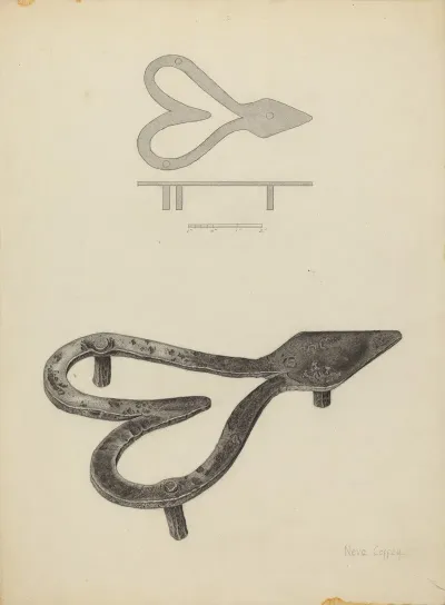 Flat Iron Holder 45