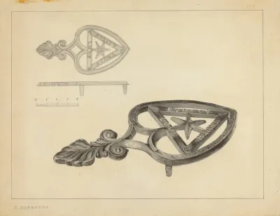 Flat Iron Holder 47