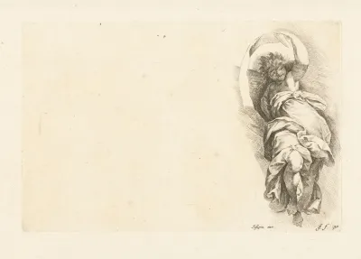 Floating Angel With Banner