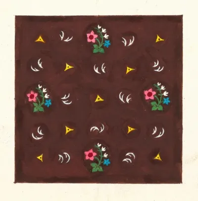 Floral Design For Printed Textile Pl XXXVII