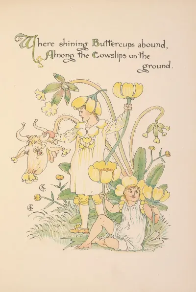 Floras Feast A Masque Of Flowers Pl 11