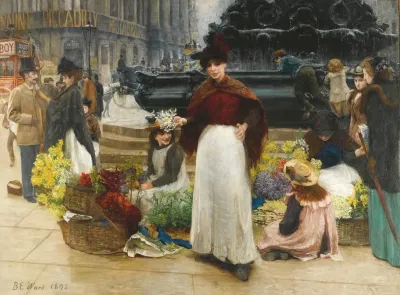 Flower Girls Piccadilly Circus
