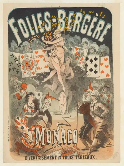 Folies Bergere Monaco Divertisement En Trois Tableaux
