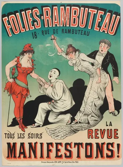 Folies Rambuteau 18 Rue De Rambuteau Tous Les Soirs La Revue Manifestons