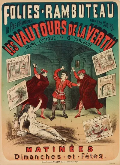 Folies Rambuteau 18 Rue De Rambuteau Tous Les Soirs Les Vautours De La Vertu