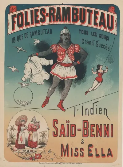 Folies Rambuteau Lindien Said Benni Et Miss Ella