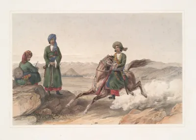 Fort Of Killeh Abdooleh Troopers Of The Auchukzye Horse