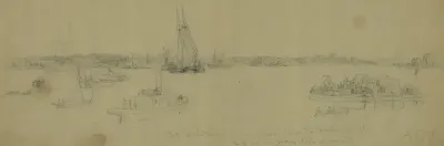 Fort Powhatan On The James Below The Pontoon Bridge