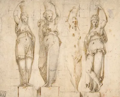 Four Canephori