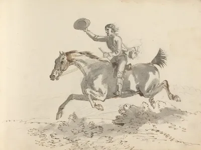 Fourty Three Studies Of Horses And Riders Pl 35