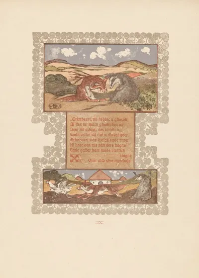 Fox Reinaert And Badger Grimbeert