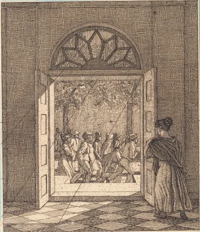 Fra En Forstue Illustration Til Linearperspectiven Tavle Vi