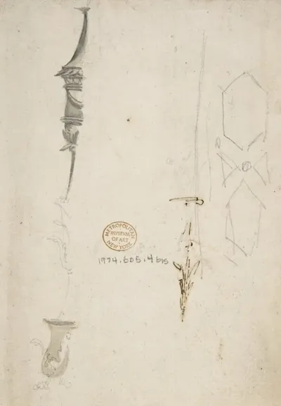 Fragmentary Sketches Of Various Ornament