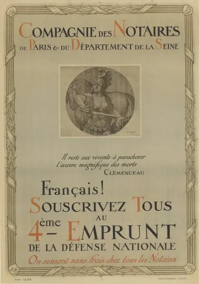 Francais Souscrivez Tous Au 4eme Emprunt De La Defense Nationale