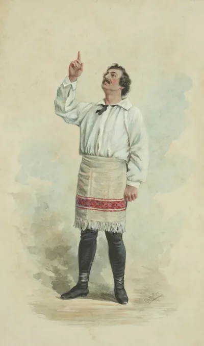 Frank S Chanfrau As Jerry Clip In The Play The Widows Victim