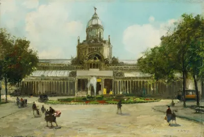 Frederiksplein Met Paleis Voor Volksvlijt