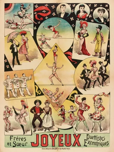 Freres Et Soeur Joyeux Duettistes Excentriques