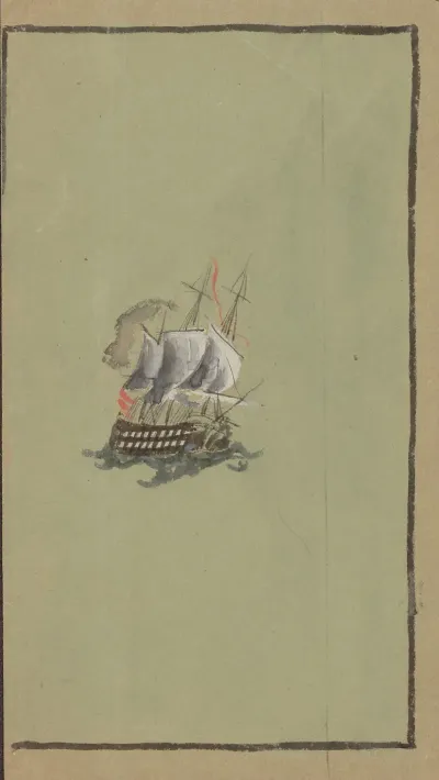 Frigate At Sea