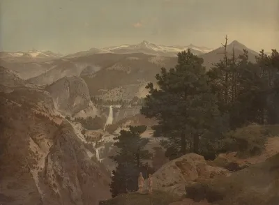 From Californias Sierra Nevada Background Of Yosemite Valley