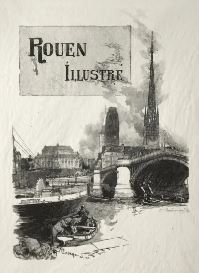 Frontispiece De Rouen Illustre