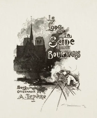 Frontispiece Le Long De La Seine Et Des Boulevards