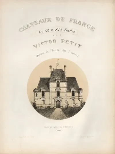 Frontispiece Porte Du Chateau De St Manvieux Calvados