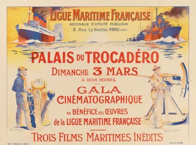 Gala Cinematographique Au Benefice Des Oeuvres De La Ligue Maritime Juliste
