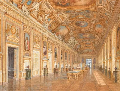 Galerie Dapollon In The Louvre Paris