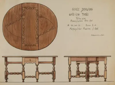 Gate Leg Table 4