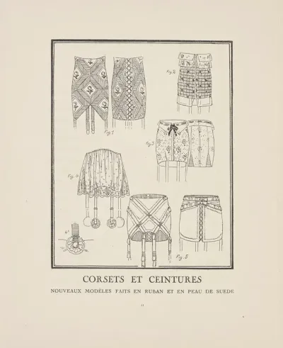 Gazette Du Bon Ton Corsets Et Ceintures