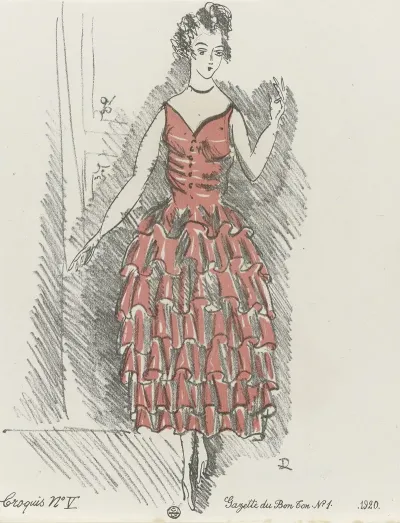 Gazette Du Bon Ton Croquis No V 2