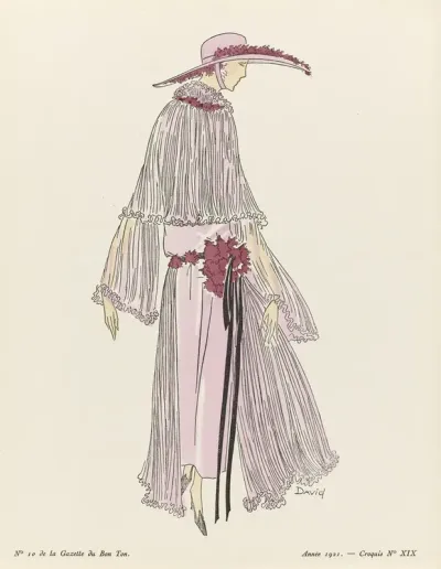 Gazette Du Bon Ton Croquis No XIX