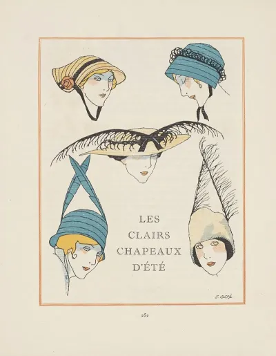 Gazette Du Bon Ton Les Clairs Chapeaux Dete