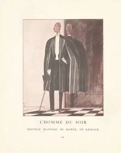 Gazette Du Bon Ton Lhomme Du Soir