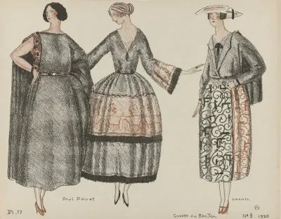 Gazette Du Bon Ton Paul Poiret Lanvin