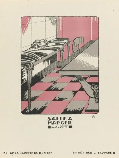 Gazette Du Bon Ton Salle A Manger Appt A Mme