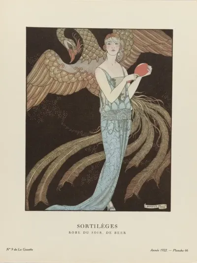 Gazette Du Bon Ton Sortileges Robe Du Soir De Beer