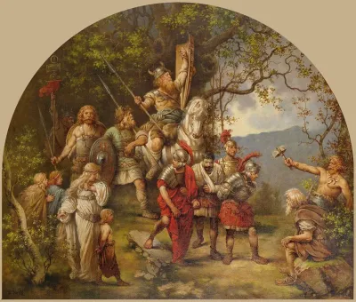 Gefangene Romer Und Germanen