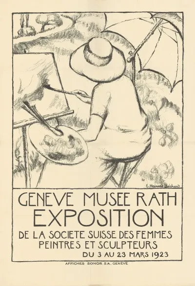 Geneve Musee Rath Exposition De La Societe Suisse Des Femmes Peintres Et Sculpteurs