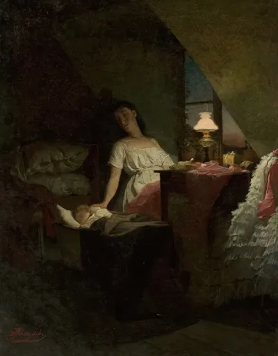 Genre Scene Premonition Of The Night