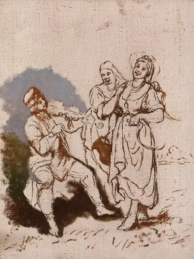 Genre Scene Sketch