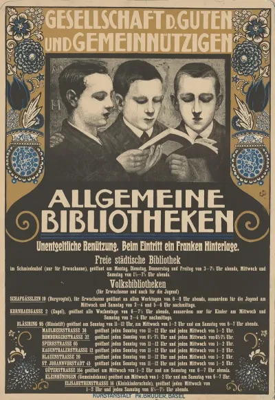 Gesellschaft D Guten Und Gemeinnutzigen Allgemeine Bibliotheken